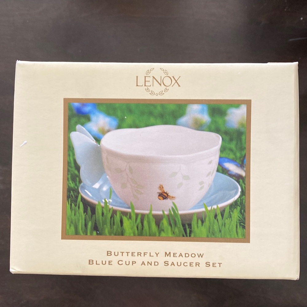 Lenox Butterfly Meadow cup and saucer set